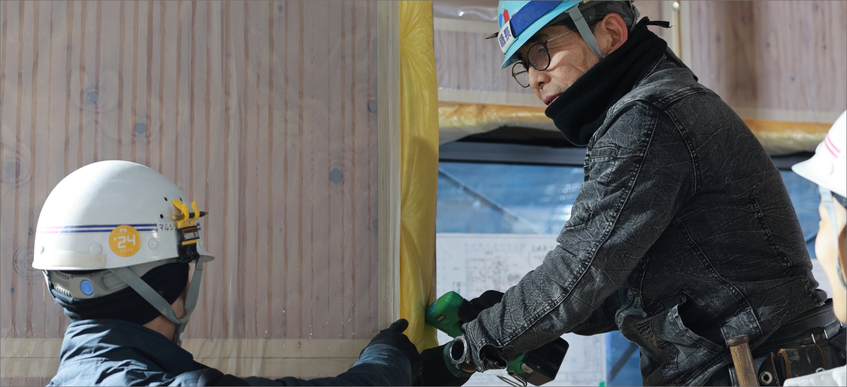 現場での作業説明の様子