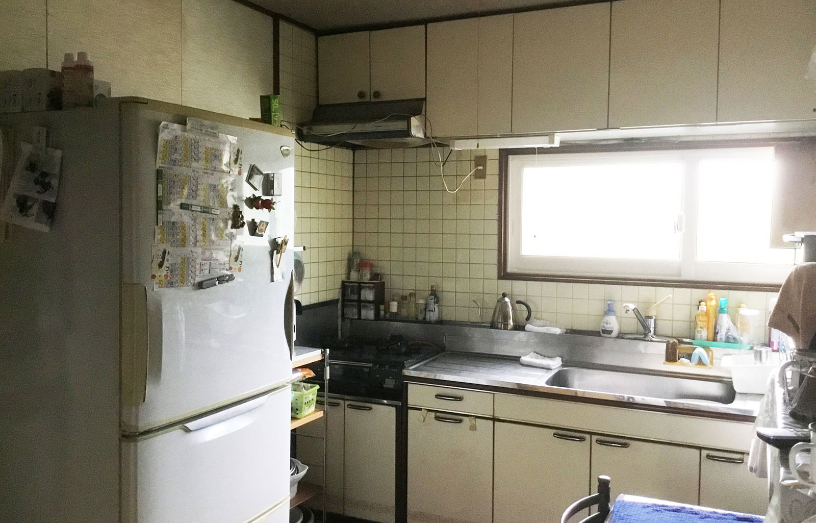 リフォーム前のキッチンの様子
